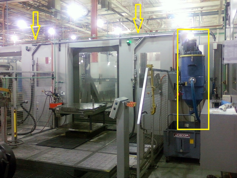 ASPIRACION DE VIRUTA 40 Kw