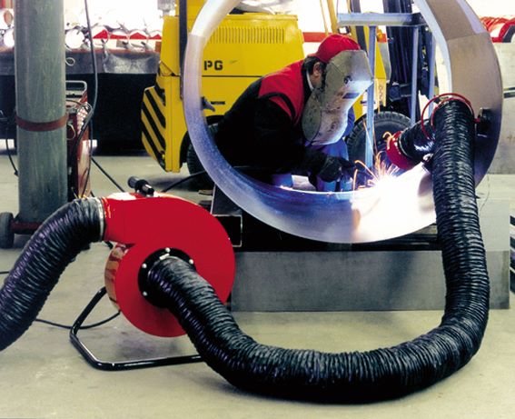 Extractor de humo de soldadura de 3 etapas para soldadura y quema de  madera, ventilador extractor de humos de soldadura portátil para estación  de