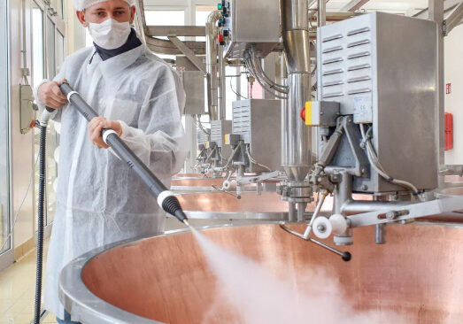 Limpieza por generadores de vapor
