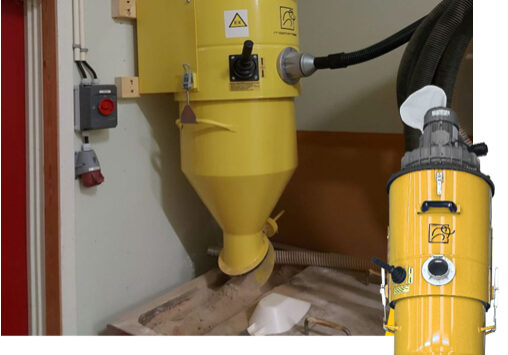 sistema fijo de aspiración centralizada industrial